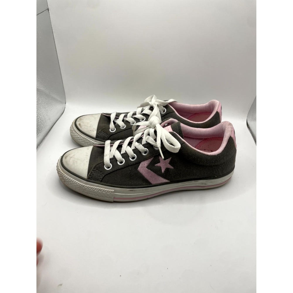 Converse Star Player 76 Unisex M6.5/W8.5 Black Pink Low Top Skateboarding Shoes - Picture 2 of 9